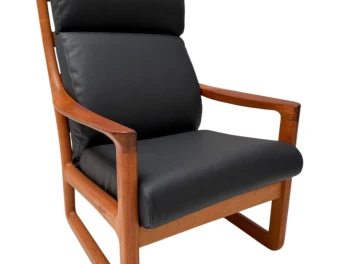 Mid-Century Modern Chairs and Hocker by Johannes Andersen for Silkeborg, 1960s